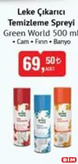 GREEN WORLD LEKE ÇIKARICI TEMİZLEME SPREYİ 500 ML fiyat ve kampanya bilgisi